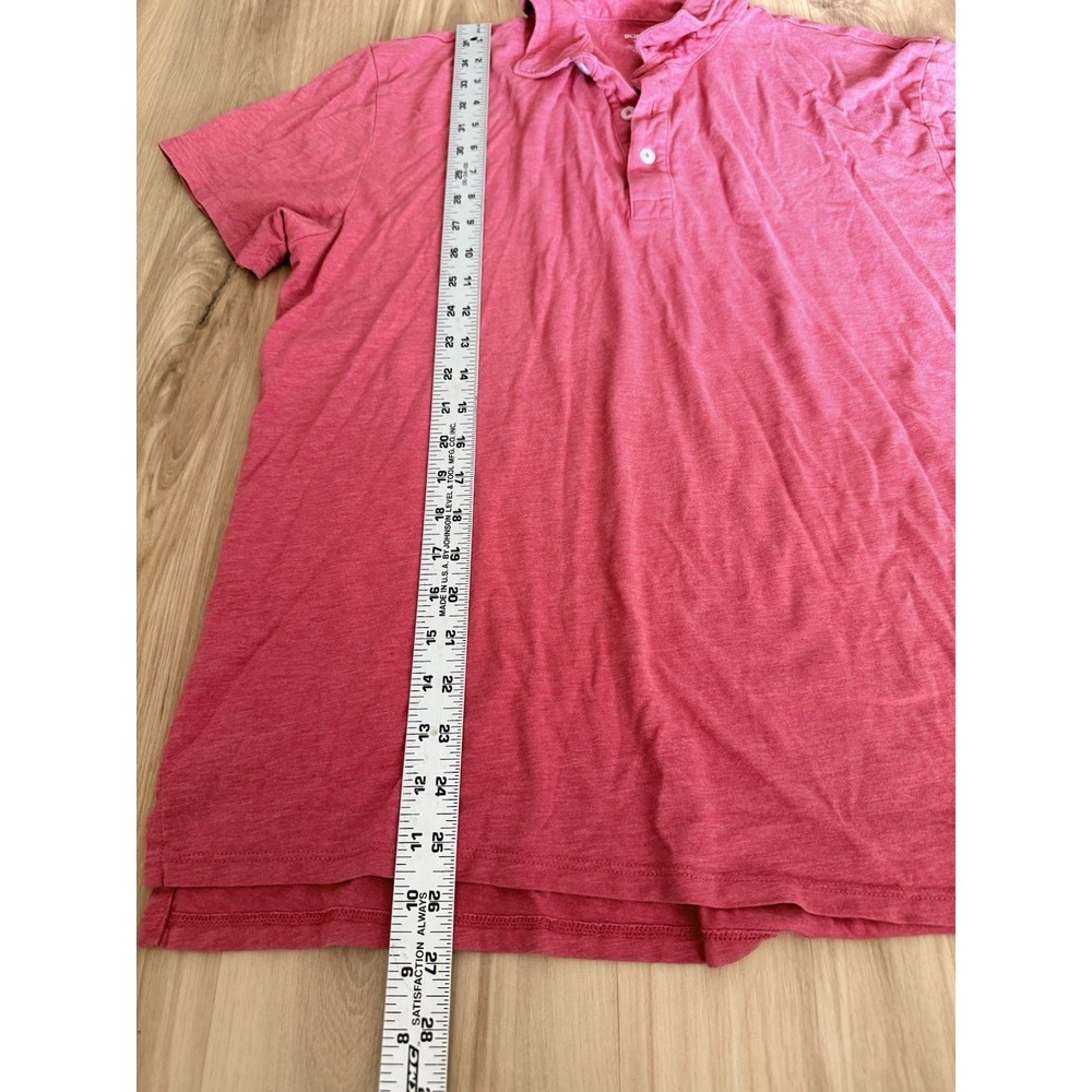 Bonobos Polo Shirt Mens L Red Cotton Blend - Picture 2 of 4